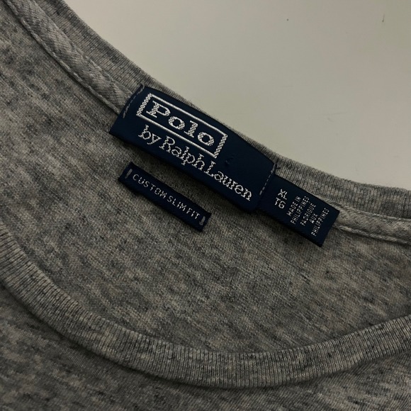 Polo Ralph Lauren Mens XL Gray Custom Slim Fit FT MONTAUK 27th AIR BASE T Shirt - Picture 4 of 10